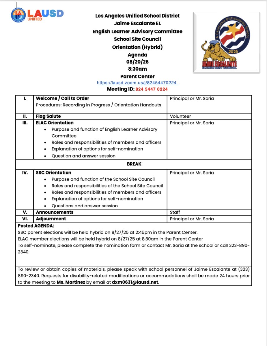 Agenda ENG
